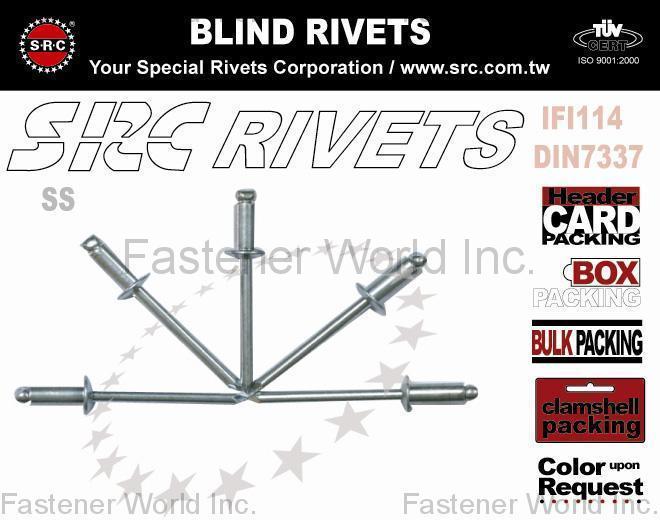 SPECIAL RIVETS CORP. (SRC) , BLIND RIVETS , Blind Rivets SPECIAL RIVETS CORP. (SRC) , BLIND RIVETS , Blind Rivets