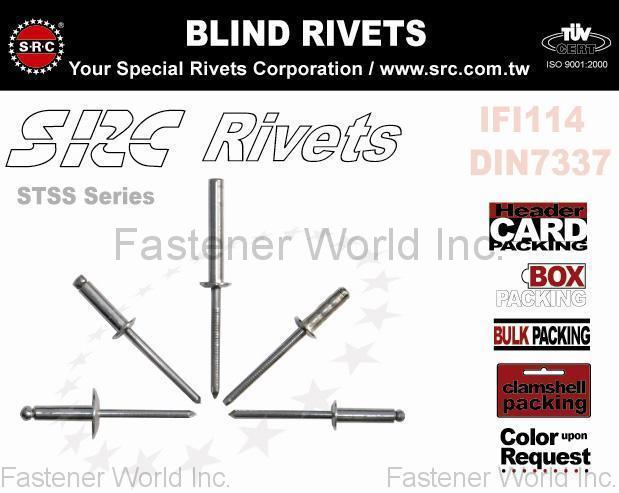 SPECIAL RIVETS CORP. (SRC) , BLIND RIVETS , Blind Rivets SPECIAL RIVETS CORP. (SRC) , BLIND RIVETS , Blind Rivets