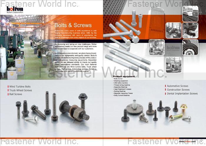 BOLTUN CORPORATION , Bolts & Screws , All Kinds Of Nuts BOLTUN CORPORATION , Bolts & Screws , All Kinds Of Nuts