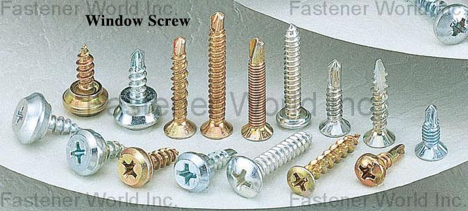 ALEX SCREW INDUSTRIAL CO., LTD.  , Window Screws , Door And Window Accessories ALEX SCREW INDUSTRIAL CO., LTD.  , Window Screws , Door And Window Accessories
