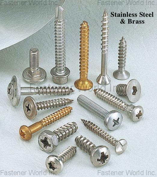 ALEX SCREW INDUSTRIAL CO., LTD. , Stainless Steel & Brass , Stainless Steel Screws ALEX SCREW INDUSTRIAL CO., LTD. , Stainless Steel & Brass , Stainless Steel Screws