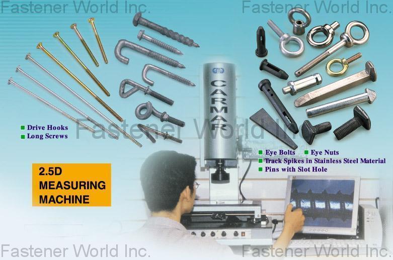 SUPERIOR QUALITY FASTENER CO., LTD. , Drive Hooks, Long Screws, Eye Bolts, Eye Nuts, Track Spikes in Stainless Steel Material, Pins with Slot Hole , Long Bolts SUPERIOR QUALITY FASTENER CO., LTD. , Drive Hooks, Long Screws, Eye Bolts, Eye Nuts, Track Spikes in Stainless Steel Material, Pins with Slot Hole , Long Bolts