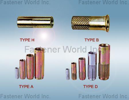 NINGBO ABC FASTENERS CO., LTD. , DROP IN ANCHOR , Drop-in Anchors NINGBO ABC FASTENERS CO., LTD. , DROP IN ANCHOR , Drop-in Anchors