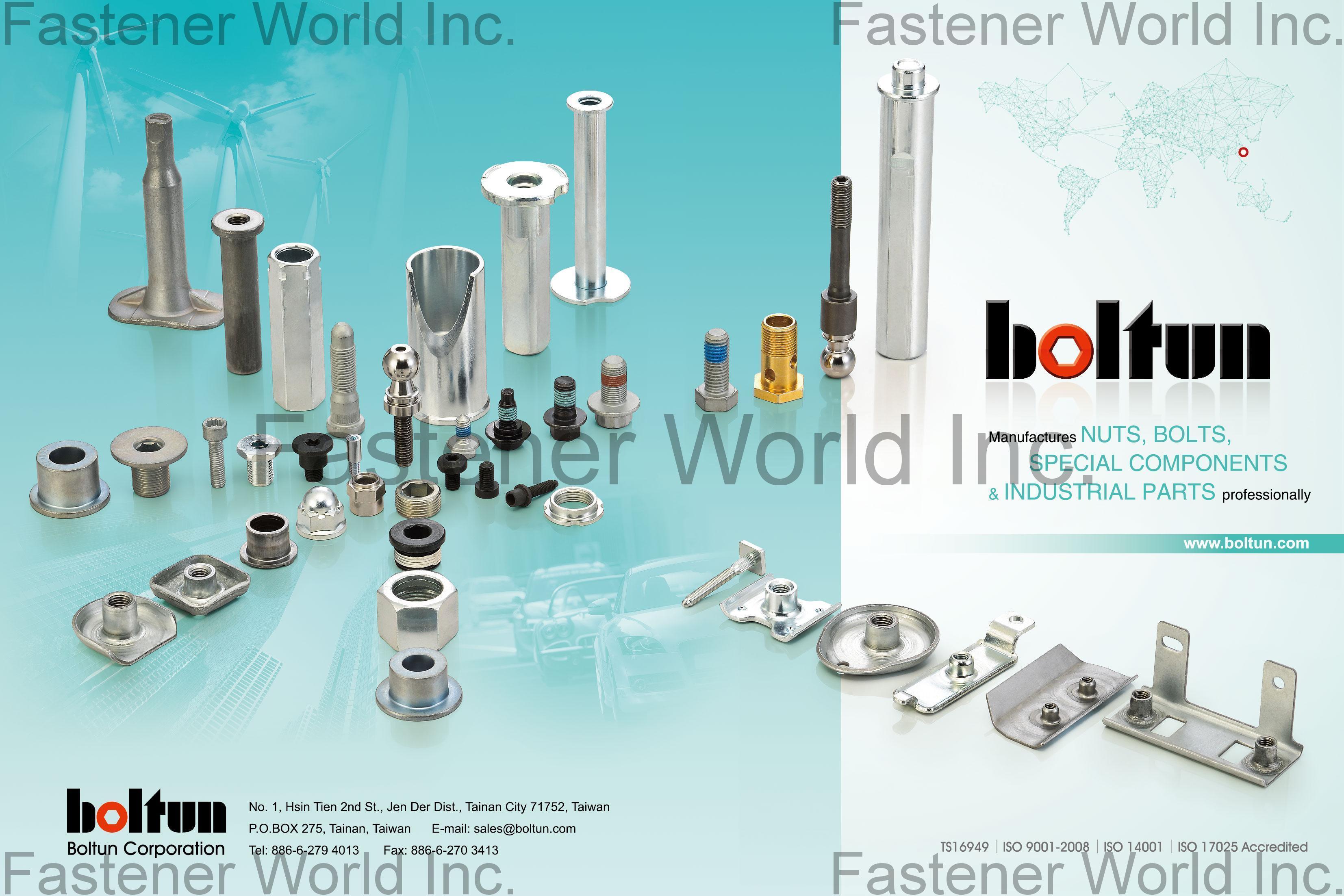 BOLTUN CORPORATION , Nuts, Bolts, Special Components & Industrial Parts , All Kinds Of Nuts BOLTUN CORPORATION , Nuts, Bolts, Special Components & Industrial Parts , All Kinds Of Nuts