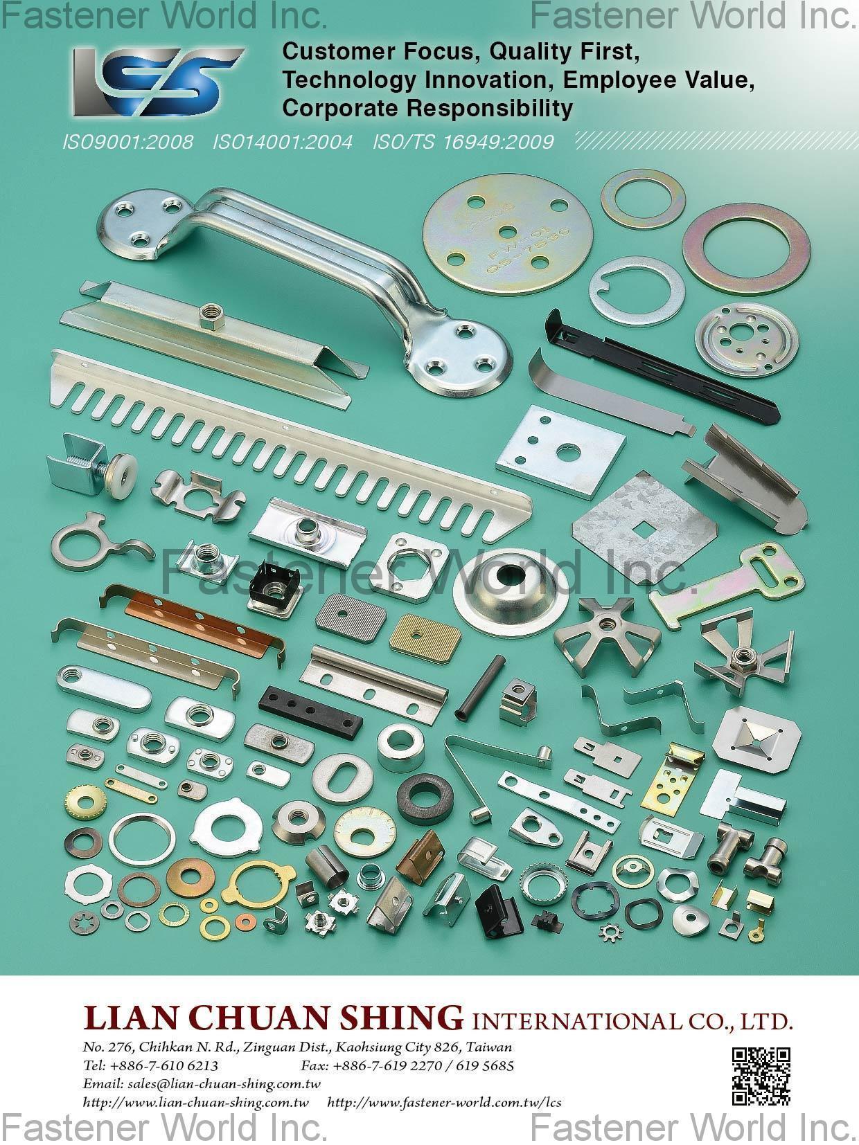 LIAN CHUAN SHING INTERNATIONAL CO., LTD. , Stamping parts and Assembling parts , Forged And Stamped Parts LIAN CHUAN SHING INTERNATIONAL CO., LTD. , Stamping parts and Assembling parts , Forged And Stamped Parts
