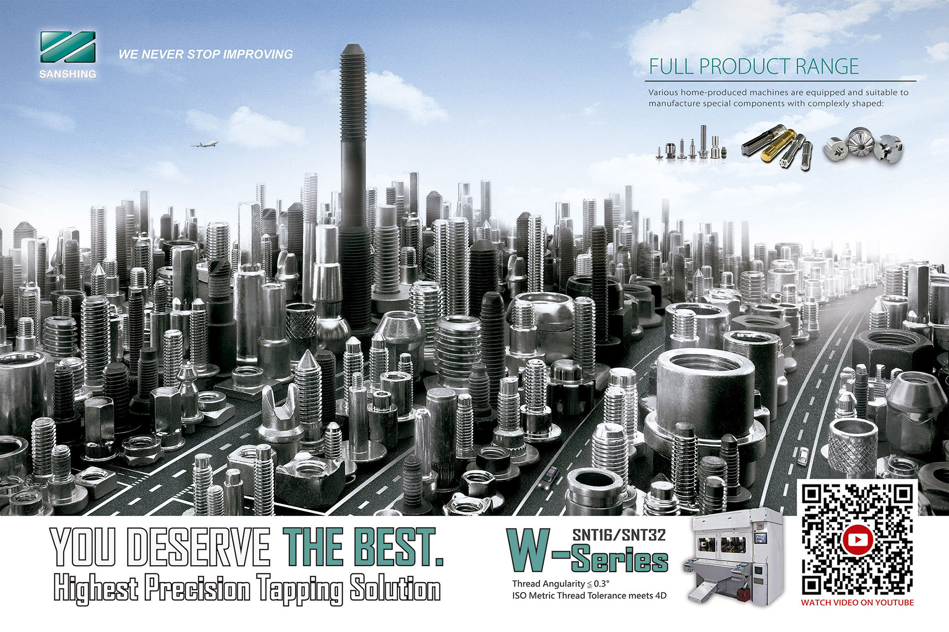 SAN SHING FASTECH CORP. , Precision Nut Former, Nut Tapping Machine, Optical Sorting Machine, Dies , Nut Formers SAN SHING FASTECH CORP. , Precision Nut Former, Nut Tapping Machine, Optical Sorting Machine, Dies , Nut Formers