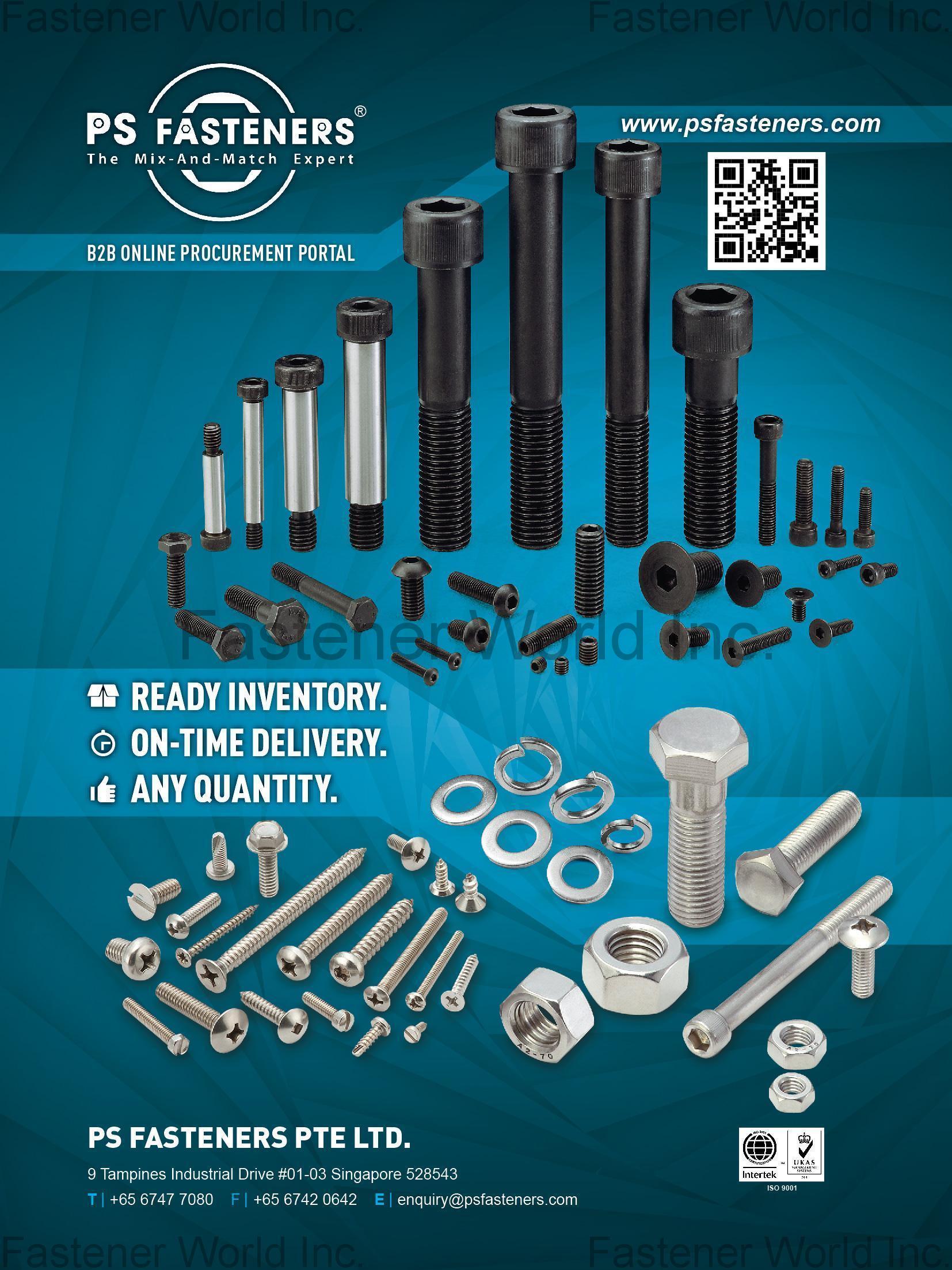 PS FASTENERS PTE LTD. , Socket Head Cap Screws,Ready inventory,On-time delivery,any quantity , Socket Head Cap Screws PS FASTENERS PTE LTD. , Socket Head Cap Screws,Ready inventory,On-time delivery,any quantity , Socket Head Cap Screws