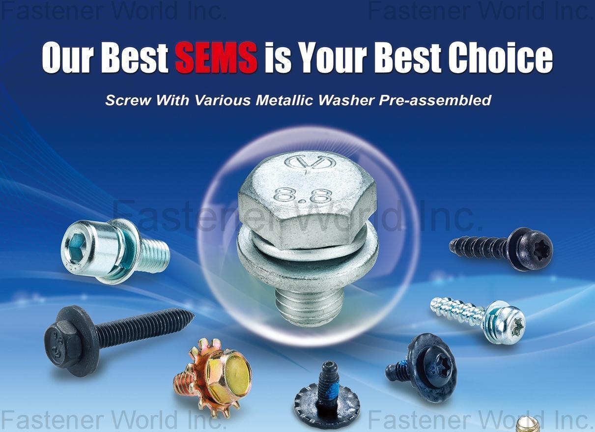 CHIAN YUNG CORPORATION  , SEMS SCREW , SEMS Screws CHIAN YUNG CORPORATION  , SEMS SCREW , SEMS Screws
