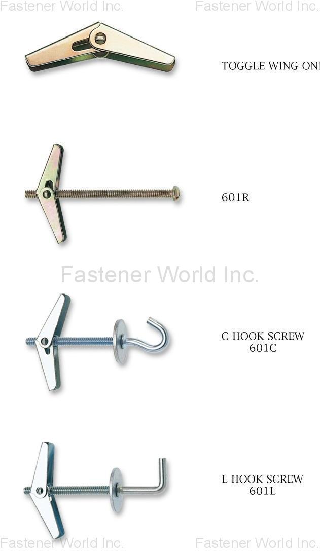 HWALLY PRODUCTS CO., LTD. , NO.601 SPRING TOGGLE , Toggle Wing HWALLY PRODUCTS CO., LTD. , NO.601 SPRING TOGGLE , Toggle Wing