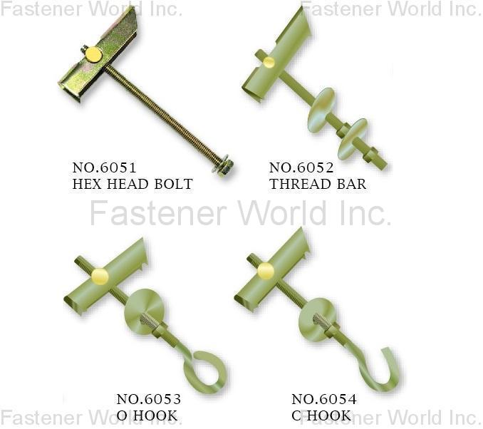 HWALLY PRODUCTS CO., LTD. , NO.605 GRAVITY TOGGLE BOLT , Toggle Bolts HWALLY PRODUCTS CO., LTD. , NO.605 GRAVITY TOGGLE BOLT , Toggle Bolts