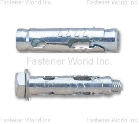 HWALLY PRODUCTS CO., LTD. , NO.502 ONE SEGMENT EXPAND SHIELD (TAM SHIELD) , Expansion Anchors HWALLY PRODUCTS CO., LTD. , NO.502 ONE SEGMENT EXPAND SHIELD (TAM SHIELD) , Expansion Anchors