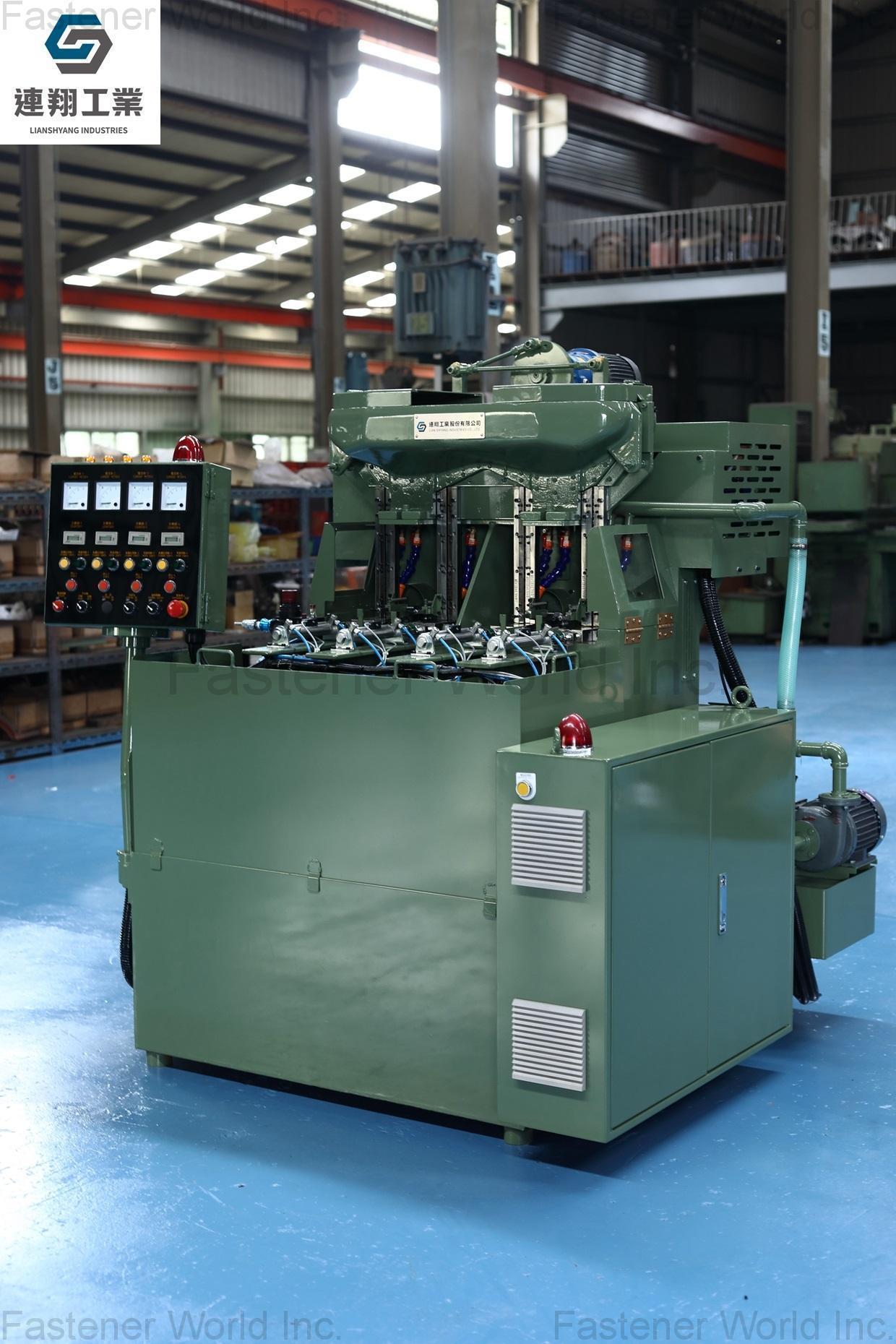 LIAN SHYANG INDUSTRIES CO., LTD. , automatic cold former , Nuts Tapping Machine LIAN SHYANG INDUSTRIES CO., LTD. , automatic cold former , Nuts Tapping Machine