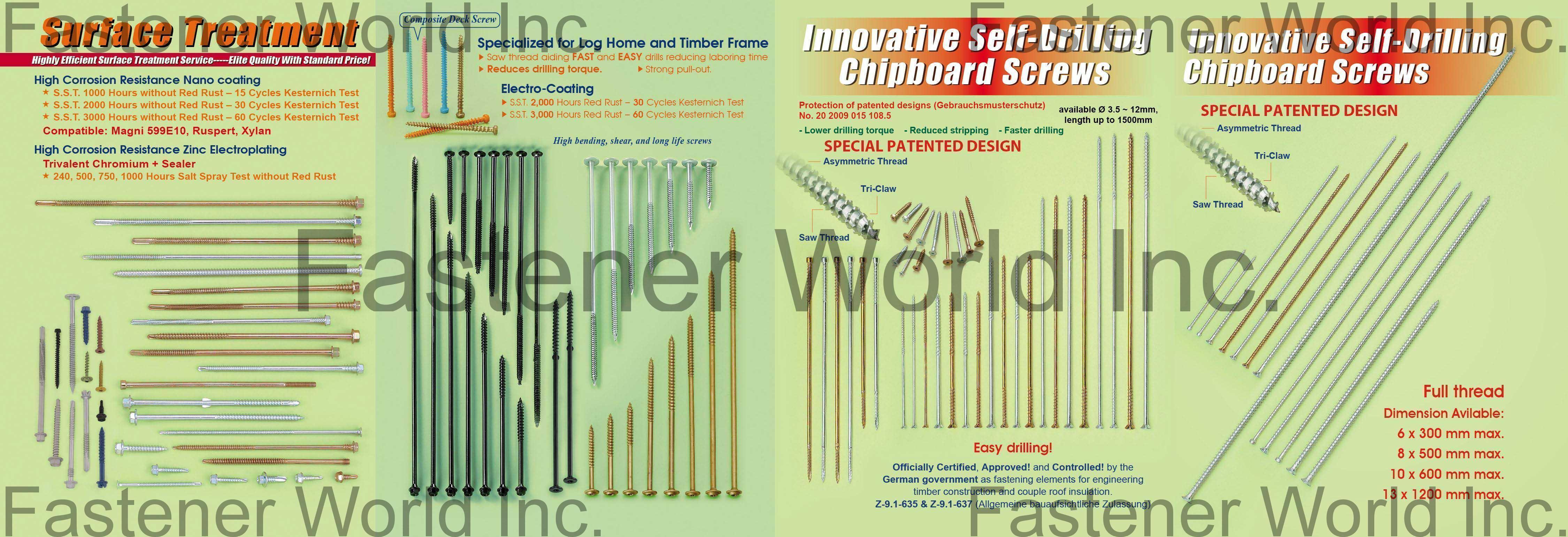 BI-MIRTH CORPORATION , Rapid Drill, Composite Deck Screw , Deck Screws BI-MIRTH CORPORATION , Rapid Drill, Composite Deck Screw , Deck Screws