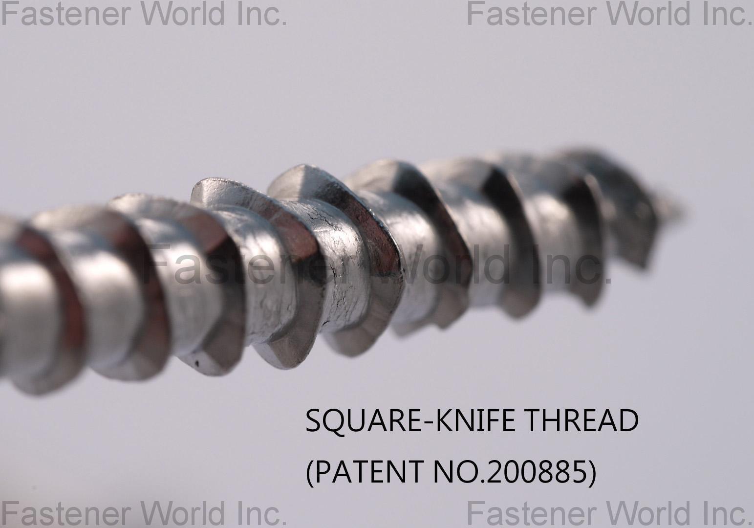 A-PLUS SCREWS INC. , SQUARE-KNIFE THREAD , Special Screws A-PLUS SCREWS INC. , SQUARE-KNIFE THREAD , Special Screws
