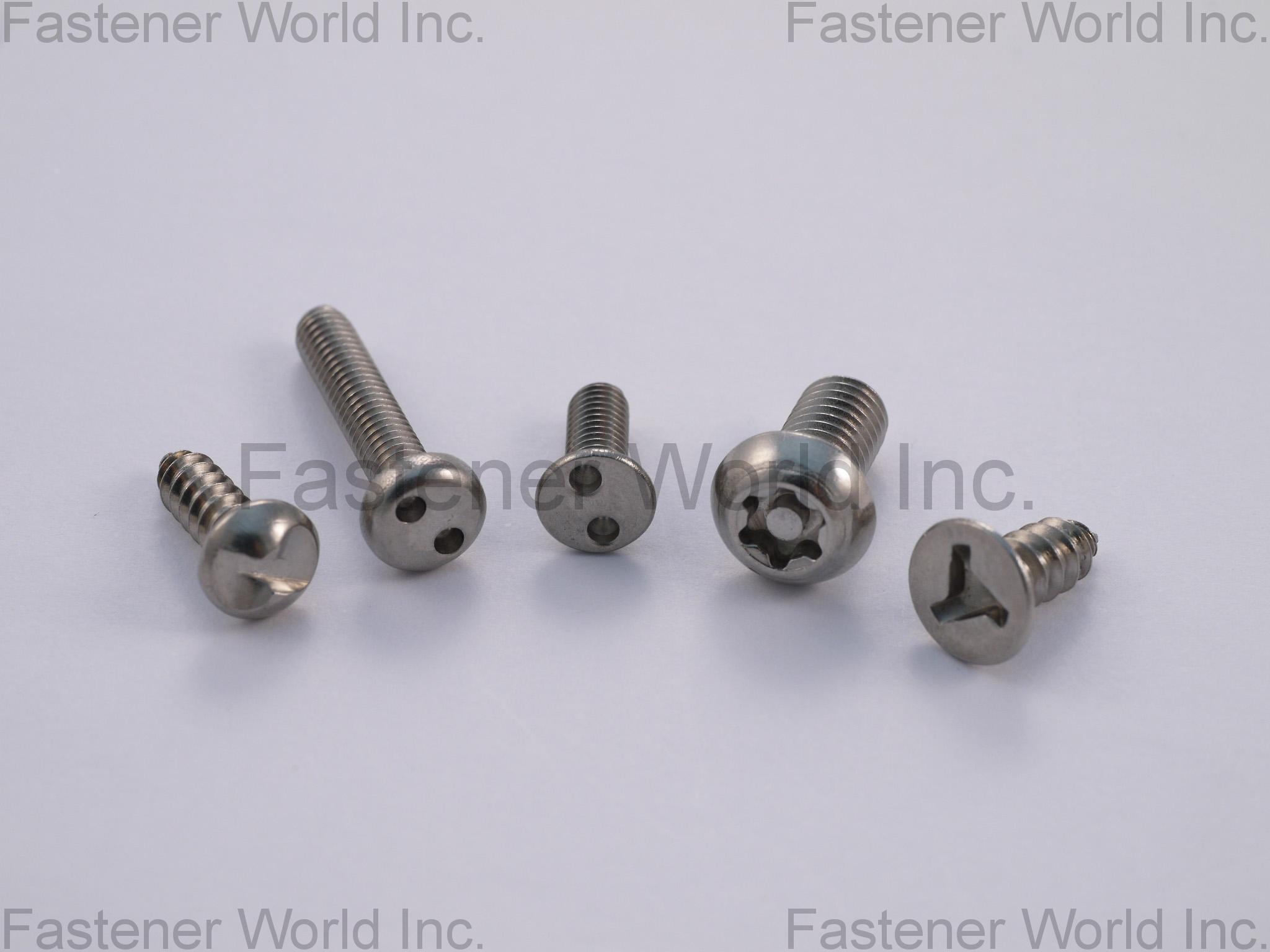 A-PLUS SCREWS INC. , SECURITY SCREW , Security Screws A-PLUS SCREWS INC. , SECURITY SCREW , Security Screws