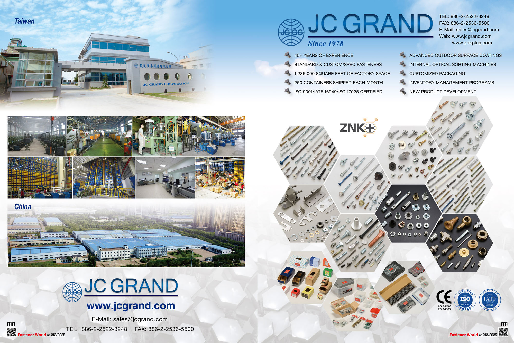 J.C. GRAND CORPORATION (JC) , All Kinds of Screws , All Kinds of Screws J.C. GRAND CORPORATION (JC) , All Kinds of Screws , All Kinds of Screws