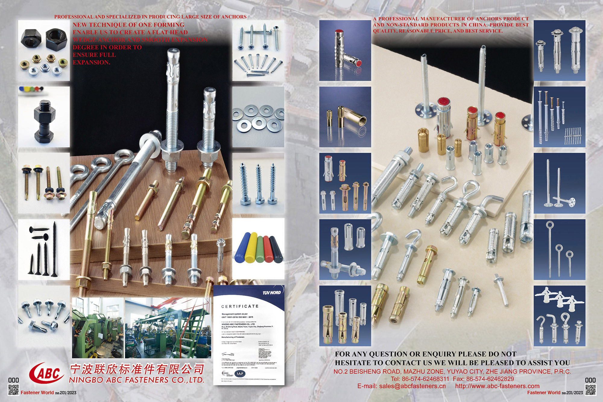 NINGBO ABC FASTENERS CO., LTD. , Large size of Anchors NINGBO ABC FASTENERS CO., LTD. , Large size of Anchors