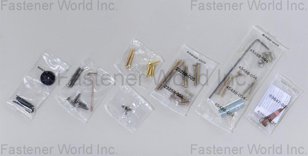 KAN GOOD ENTERPRISE CO., LTD. , Fastener, Hardware, Plastic, Instruction Booklet Package in Lpp Bags KAN GOOD ENTERPRISE CO., LTD. , Fastener, Hardware, Plastic, Instruction Booklet Package in Lpp Bags