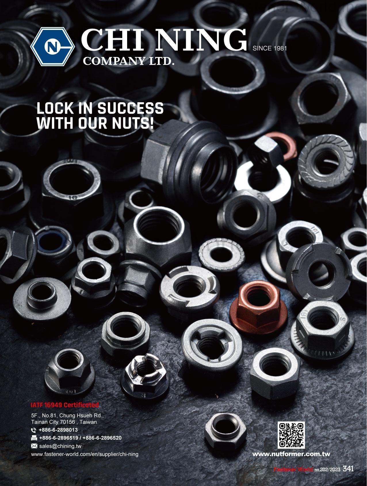 CHI NING CO., LTD. , Nuts CHI NING CO., LTD. , Nuts