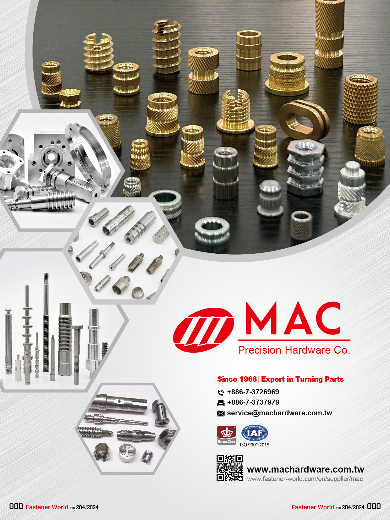 MAC PRECISION HARDWARE CO. , Precision Turning Parts, Locking Beads, Assembly Parts, Cold/Hot Forging Parts,Extrusion Parts,Bolt-nut,Precision Shaft Parts,Hydraulic Fitting,Die Casting Parts,Pipe Joint,Stamping Parts,Lock Accessories, Plastic Injection Parts, Valve rod/Valve element MAC PRECISION HARDWARE CO. , Precision Turning Parts, Locking Beads, Assembly Parts, Cold/Hot Forging Parts,Extrusion Parts,Bolt-nut,Precision Shaft Parts,Hydraulic Fitting,Die Casting Parts,Pipe Joint,Stamping Parts,Lock Accessories, Plastic Injection Parts, Valve rod/Valve element