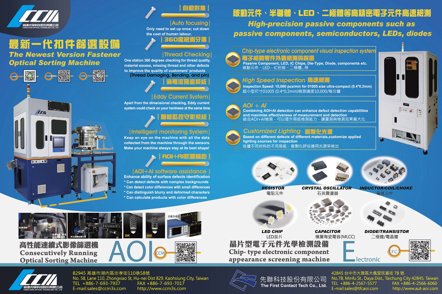 CHING CHAN OPTICAL TECHNOLOGY CO., LTD. (CCM) CHING CHAN OPTICAL TECHNOLOGY CO., LTD. (CCM)