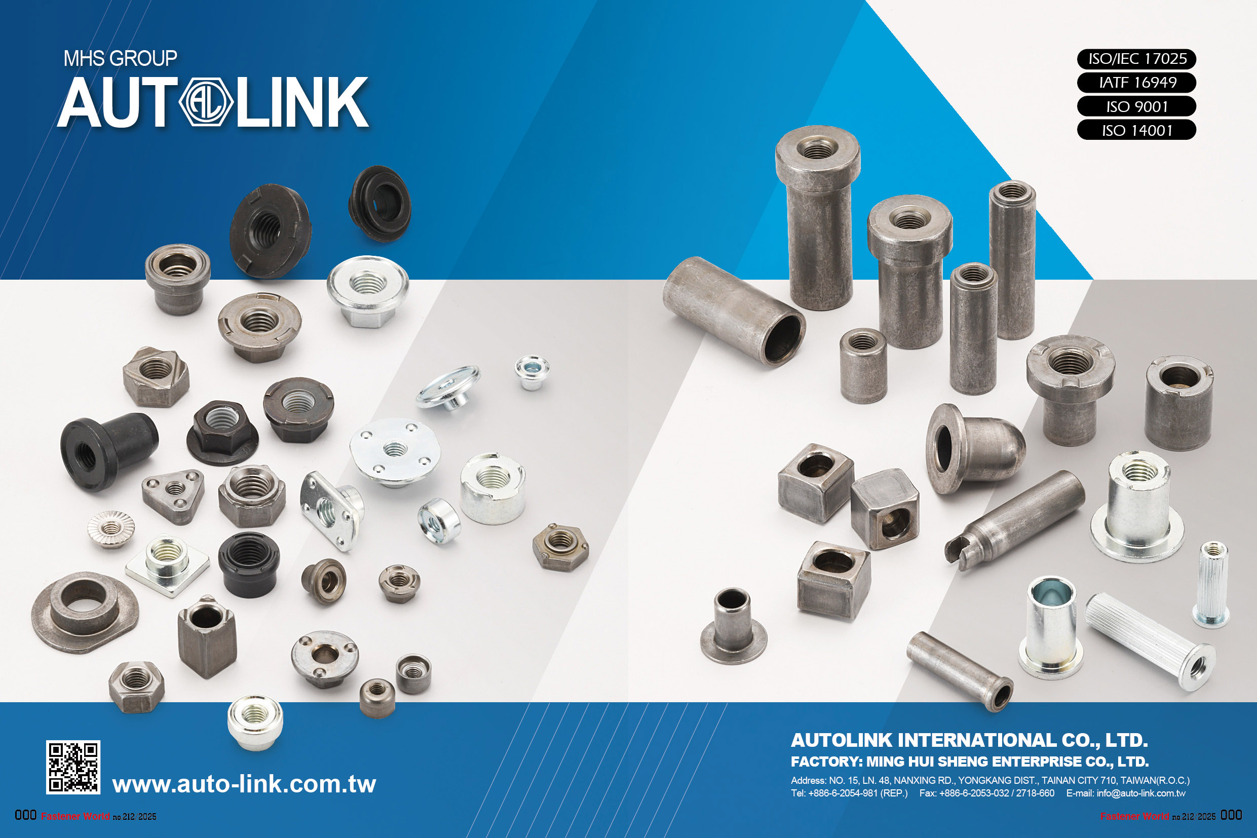 AUTOLINK INTERNATIONAL CO., LTD. , HEX NUTS / SQUARE NUTSWELDING NUTS / FLANGE NUTS / PREVAILING TORQUE NUTS / CONE WHEEL NUTS / T-NUTSRIVET NUTS / CONICAL WASHER NUTS / SPECIAL NUTS (CUSTOMER’S DRAWING) AUTOLINK INTERNATIONAL CO., LTD. , HEX NUTS / SQUARE NUTSWELDING NUTS / FLANGE NUTS / PREVAILING TORQUE NUTS / CONE WHEEL NUTS / T-NUTSRIVET NUTS / CONICAL WASHER NUTS / SPECIAL NUTS (CUSTOMER’S DRAWING)