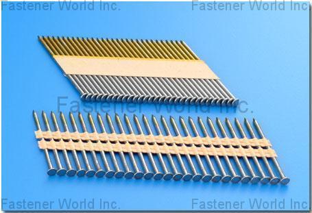 GINFA WORLD CO., LTD. , Paper(Plastic)Collated Framing Nails , Special Nails GINFA WORLD CO., LTD. , Paper(Plastic)Collated Framing Nails , Special Nails