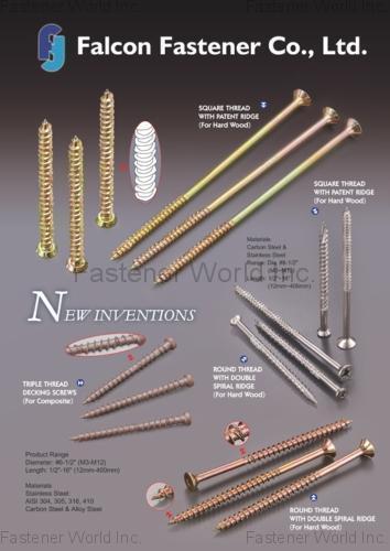 FALCON FASTENER CO., LTD. , Chipboard screw , Chipboard Screws FALCON FASTENER CO., LTD. , Chipboard screw , Chipboard Screws