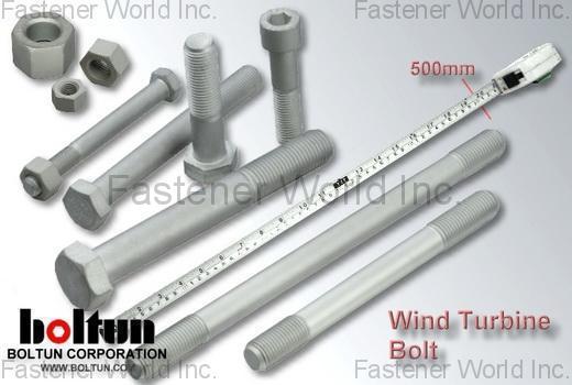 BOLTUN CORPORATION , Wind Turbine Bolts , Construction Bolts BOLTUN CORPORATION , Wind Turbine Bolts , Construction Bolts